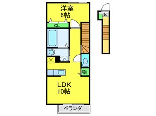 シャン・ノ－ルⅡの物件間取画像